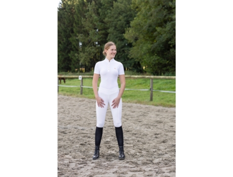 Leggings de Mujer COVALLIERO Concurso Full Grip Blanco (42/44)