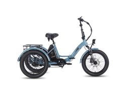 Triciclo eléctrico plegable Fafrees F20 Mate, 750 W, 48 V, 21 Ah, versión azul