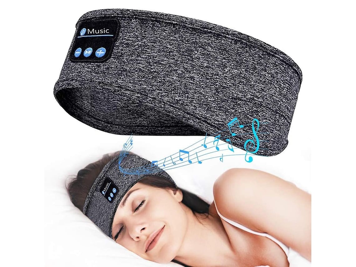 Auriculares para dormir Bluetooth Diadema Auriculares inalámbricos Diadema  gris SUNMOSTAR