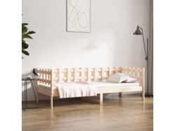 Sofá Cama Sin Colchón Madera Maciza De Pino 90x200 Cm