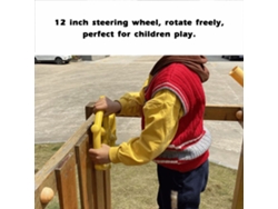 Volante De 12 Pulgadas Para Parque Infantil Pirata, Accesorio Para Jardín Y Casa Del Árbol.