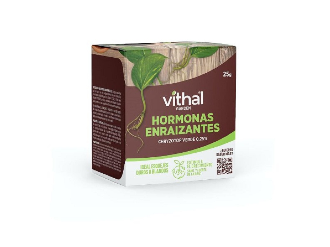 VITHAL GARDEN Hormônios de enraizamento Vithal Chryzotop Verde 0 25% 25 G