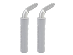 2 Manijas Auxiliares Para Puertas De Coche Con Agarre Antideslizante, Silicona Ligera Y Estable, Color Gris.