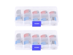 2 Cajas Bloque Terminal De Palanca De Resorte 11-28awg (0.8-2.5mm²) Conector Cable Eléctrico Pct-213 20pcs