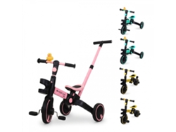 Triciclo 5 en 1 Mobiclinic Bocina de pato Evolutivo Manillar asiento ajustable Máx 25kg Ligero 1 año y medio-5 años Rosa Bicicleta de equilibrio
