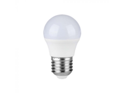 Bombilla LED de plástico de 3,7 W, 3000 K, E27, G45, V tac VTAC