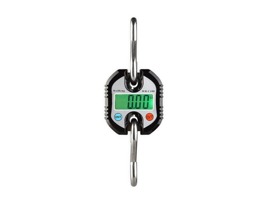 Báscula colgante mini Mdug de 150 kg y 50 g (negra)
