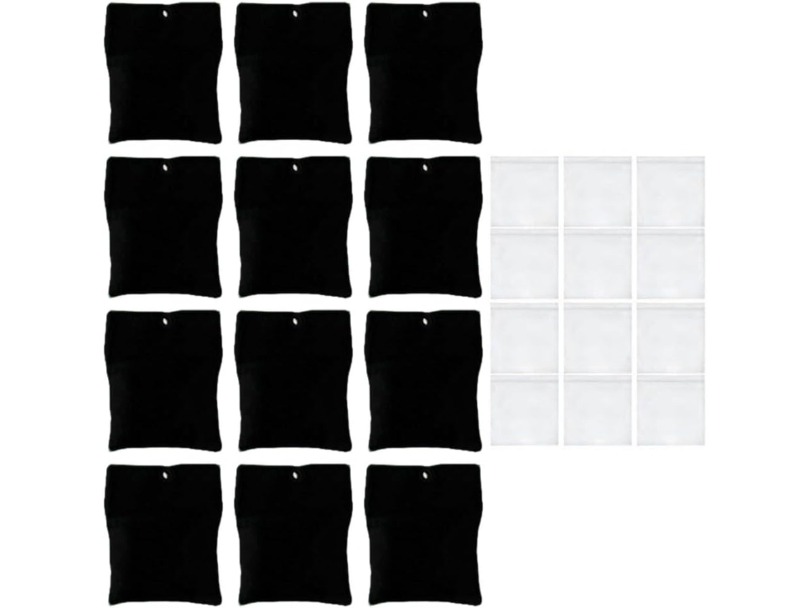 Lote De 8 O 12 Bolsas Para Cortinas De Exterior Con Clips Metálicos, Sellado Pe 425 2g
