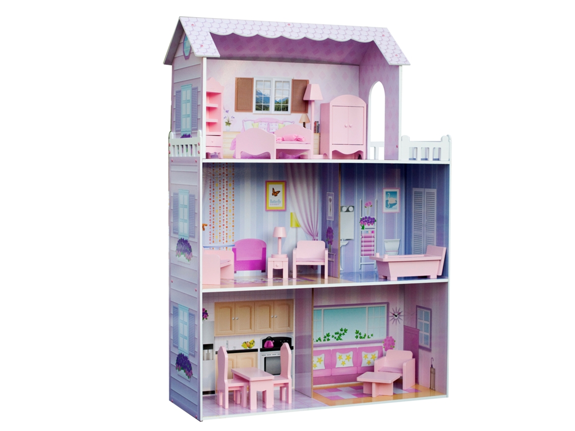 Casas de Muñecas OLIVIA'S LITTLE WORLD (Madera - Rosa - 113,2 cm)