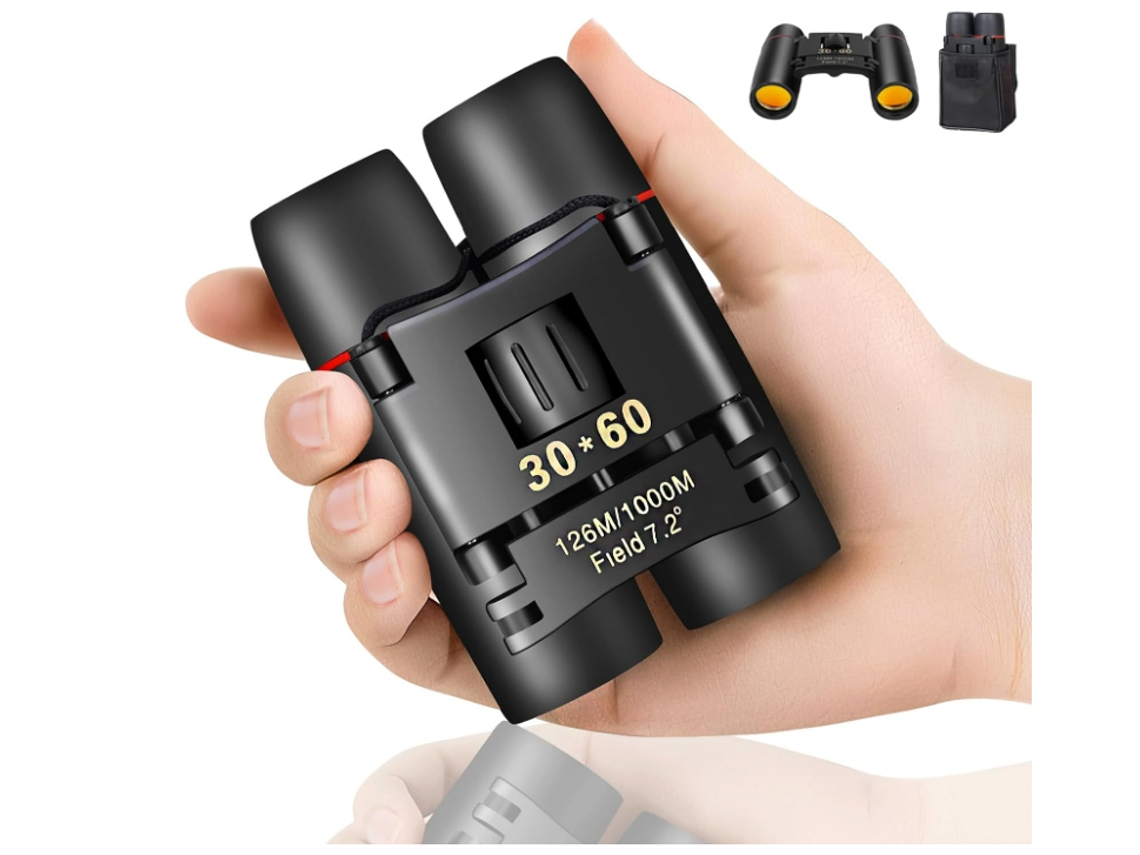 Mini Binoculares Portátiles Para Exteriores, Ligeros Y Plegables De Bolsillo, Ideales Para Adultos Y Niños, Observación De Aves, Caza, Viaje