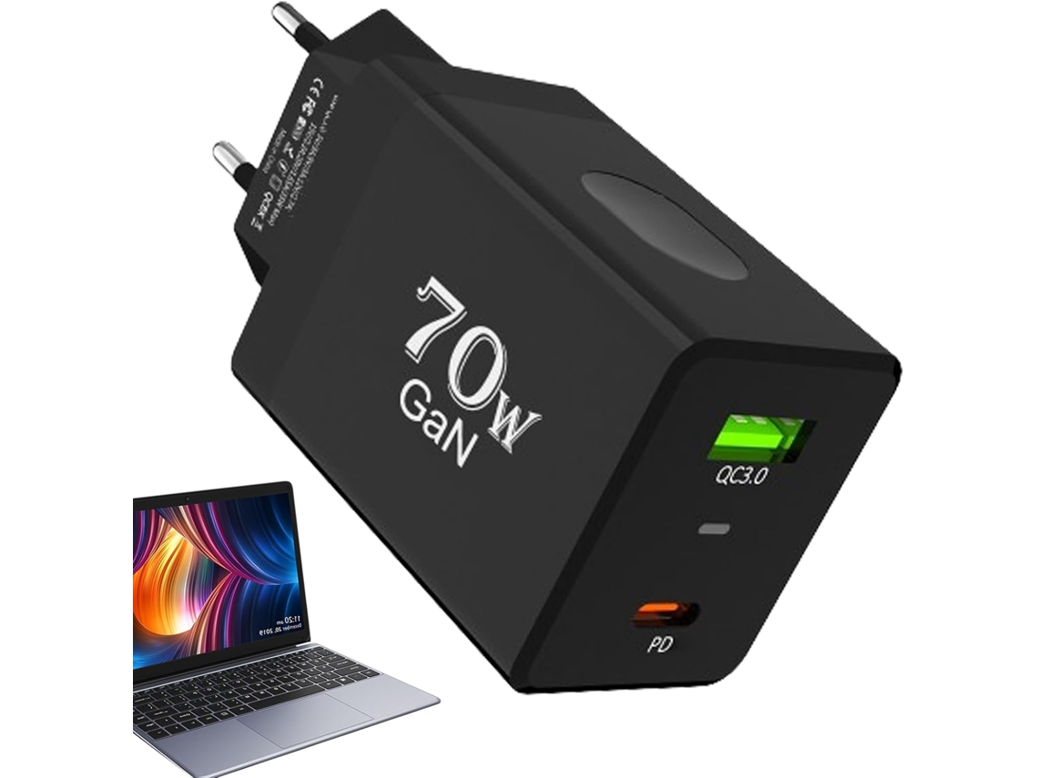 Cargador de pared USB compacto para dispositivos electrónicos, ideal para el hogar, viajes y uso en interiores y exteriores. SFUSHOS