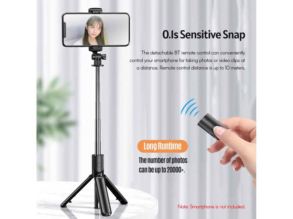 2026-palo De Selfie Mini, Extensible En 5 Secciones, Palo Selfie Compacto Y Portátil
