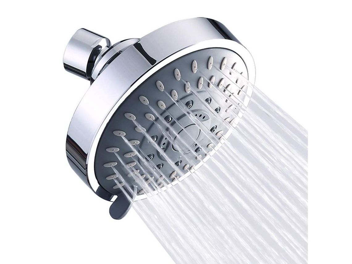 2026-ducha Fija De Alta Presión 5 Configuraciones Con Junta Giratoria Metálica Ajustable