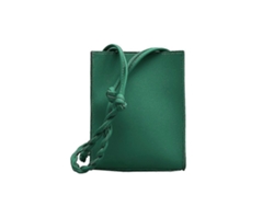 Bolso bandolera pequeño con correa de piel sintética, bolso de hombro para teléfono móvil, verde