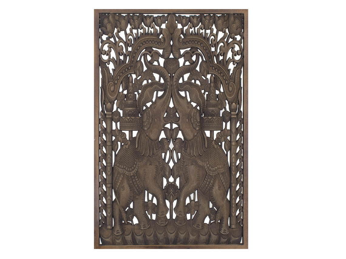 Decoración de Pared SIGNES GRIMALT Elefante 1x70x45 cm