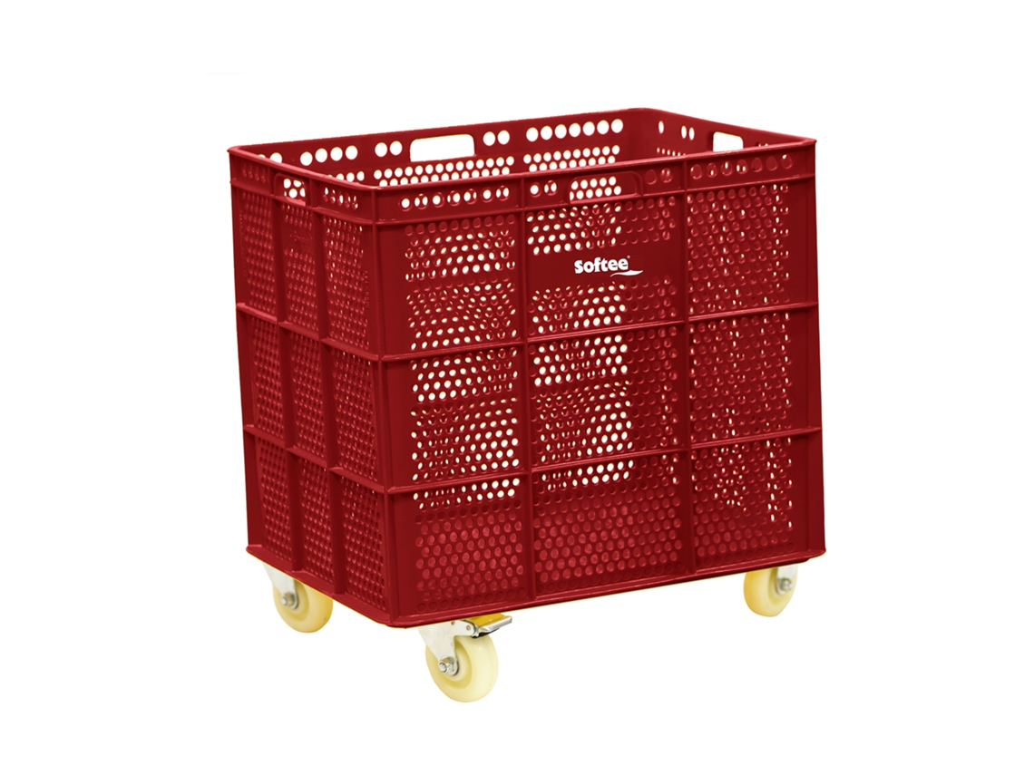 Cesto con Ruedas SPORTS EQUIPE (Rojo)