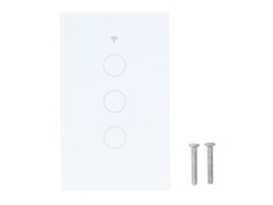 2026 Store-interruptor De Toque Inteligente De 3 Modos Tuya Zigbee Control Remoto 100-240v Blanco Para Hogar