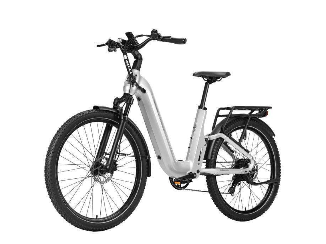 Bicicleta eléctrica TTGO E-SUVO de 27,5", batería de 48 V y 15 Ah, Shimano de 7 velocidades,