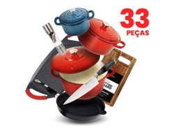 Trem de Cocina MASTER SWISS Mega Kit 33 Piezas
