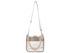 2026-bolsa Tote Transparente Portátil De Hombro Para Mujer, Bolsa Decorativa Ideal Para Viajes Y Ocasiones Al Aire Libre