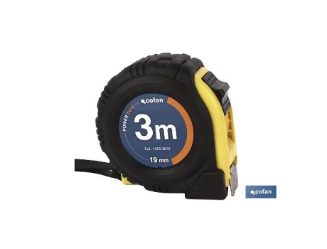 Flexómetro protec. goma 25mm x 8mts