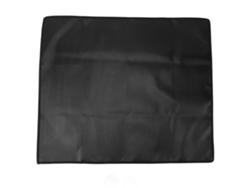 Alfombrilla rectangular de silicona ignífuga de doble cara para parrilla, chimenea, fogata, terraza, patio y césped (tamaño pequeño, 80 x 68 cm/31,5 x 26,75 pulgadas)