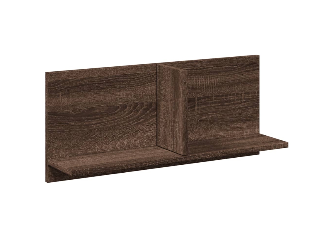 Maison Exclusive - Mueble De Pared Madera De Ingeniería Marrón Roble 70x16,5x30 Cm