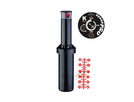 Aspersor Krain Superpro 3/4 Alcance 7,9 a 14,9 M K RAIN