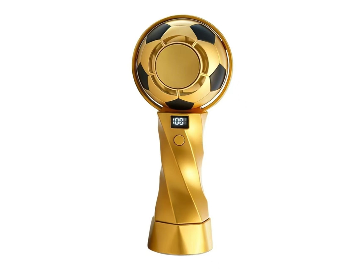 Ventilador Usb Portátil Con Forma De Balón De Fútbol, Ligero Y Silencioso, Ideal Para Eventos Deportivos De La Copa Mundial, Ergonómico Para