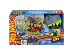Hotwheels City Playa De Boca De Tiburon Pistas Para Coches De Juguete