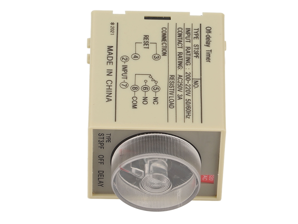 2026horizon-relé De Tiempo Ajustable Apagado Retardado Timer St3pf 200-220v Pieza Accesorio
