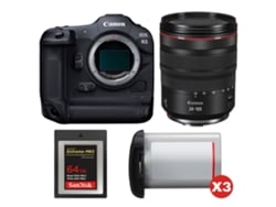 Canon Eos R3 + Rf 24-105mm F/4 L Is Usm + 1 Sandisk 64gb Extreme Pro Cfexpress Type B + 3 Canon Lp-e19 + Ebook “20 Consejos Para Fotos Que Impactan”