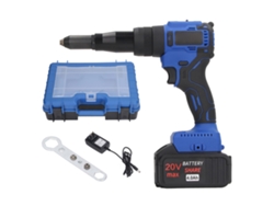 Remachadora eléctrica automática con luz LED y batería de 4000 mAh