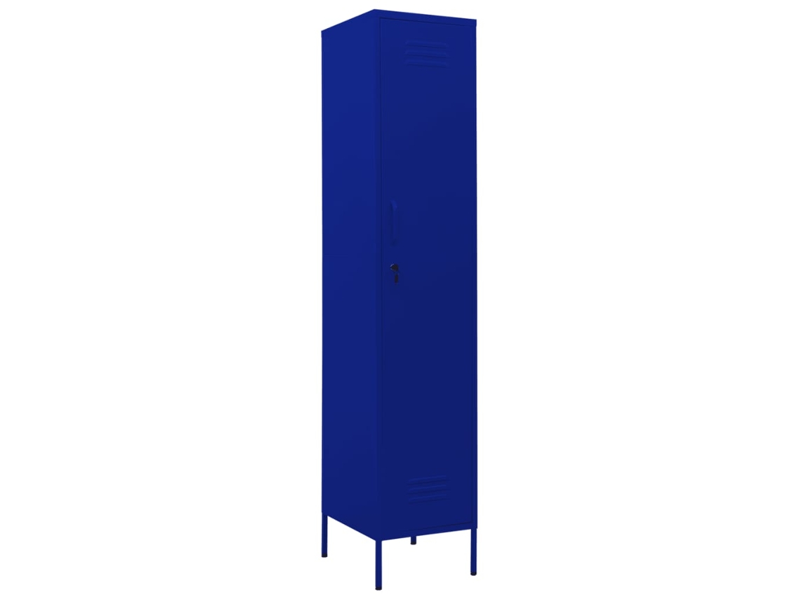 Taquilla 35x46x180 cm Acero Azul Marino MAISON EXCLUSIVE