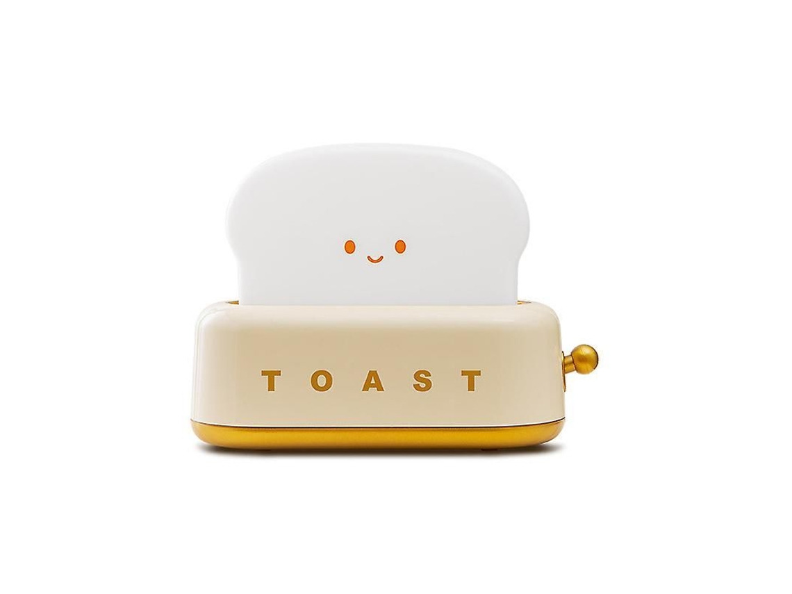 Lámpara De Noche Creativa Con Forma De Pan, Lámpara De Mesa Usb Con Regulador De Intensidad, Luz Cálida De 3000 K, Batería De 800 Mah.