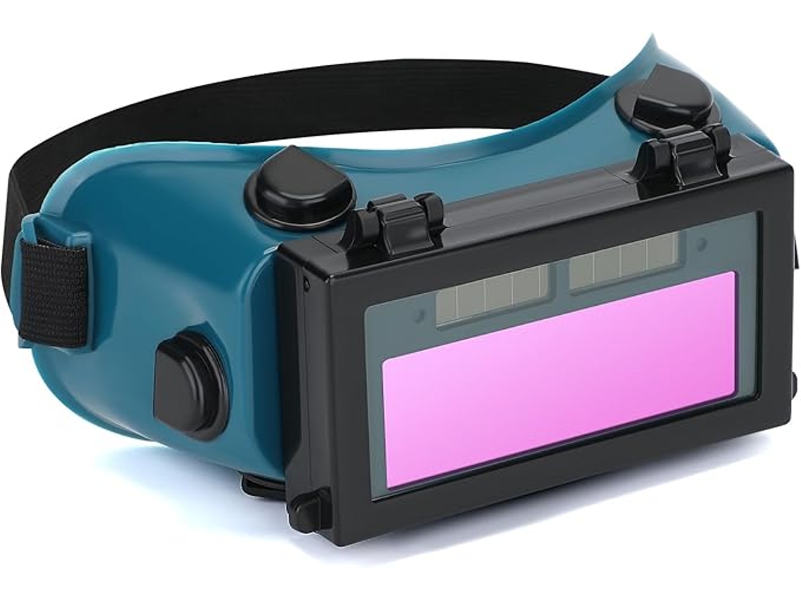 Gafas de soldadura con oscurecimiento automático, lente interior transparente y lente reversible Siurn