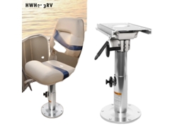 Pedestal para asiento de barco, altura ajustable, mecanismo de bloqueo OEM