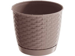 Maceta PROSPERPLAST Ratolla Round (Beis - 19 x 19 x 16.5 cm)