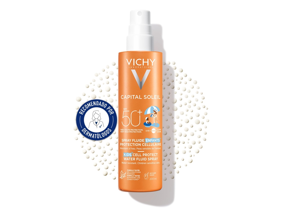Spray Fluido Invisible Para Niños Spf50+ Capital Soleil - 200 Ml