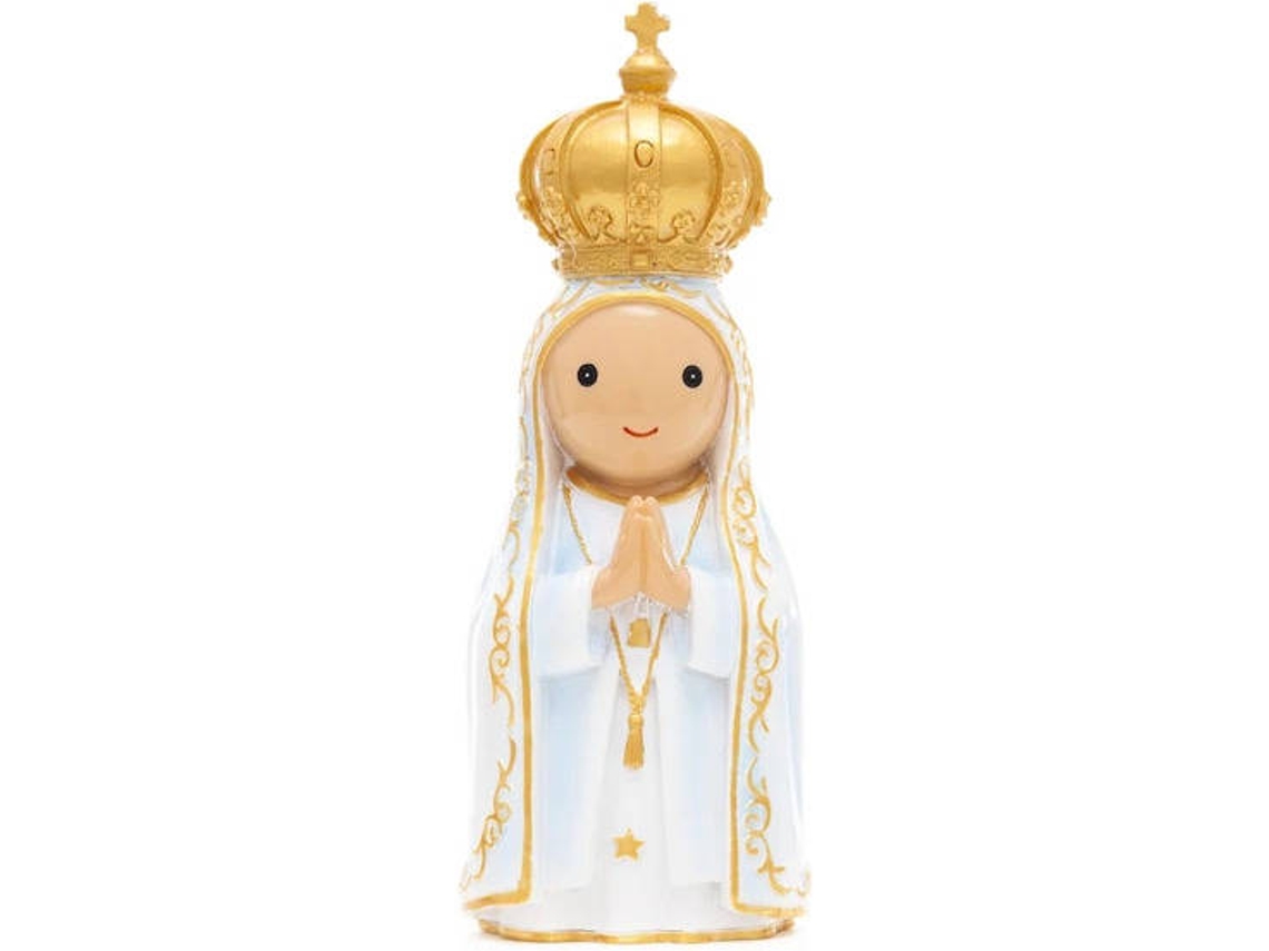 Figura Decorativa LITTLE DROPS OF WATER Nuestra Señora Fátima Edición Especial (Blanco - Resina)