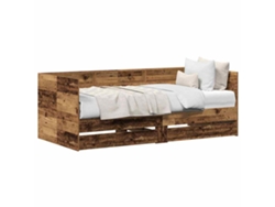 Maison Exclusive - Cama De Día Madera Vieja 75 X 190 Cm Madera Contrachapada