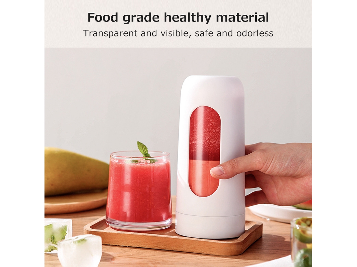 Minibatidora Portátil Inalámbrica Usb De 300 Ml, Multifuncional, Con Batería Recargable Y Cuchillas De Acero Inoxidable 304.