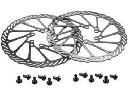 Rebe-disco De Freno De 160mm Para Bicicleta 2 Unidades Acero Inoxidable 6 Tornillos Bmx Mtb Carretera Montaña