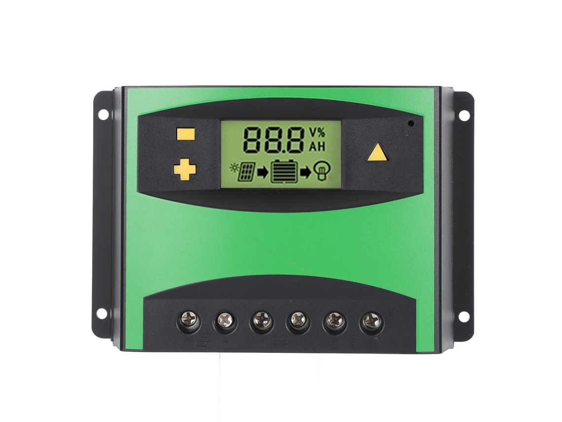 Controlador De Carga Solar 60a Pwm 12v24v Autoajustable Con Pantalla Lcd Y Protección De Voltaje De Batería