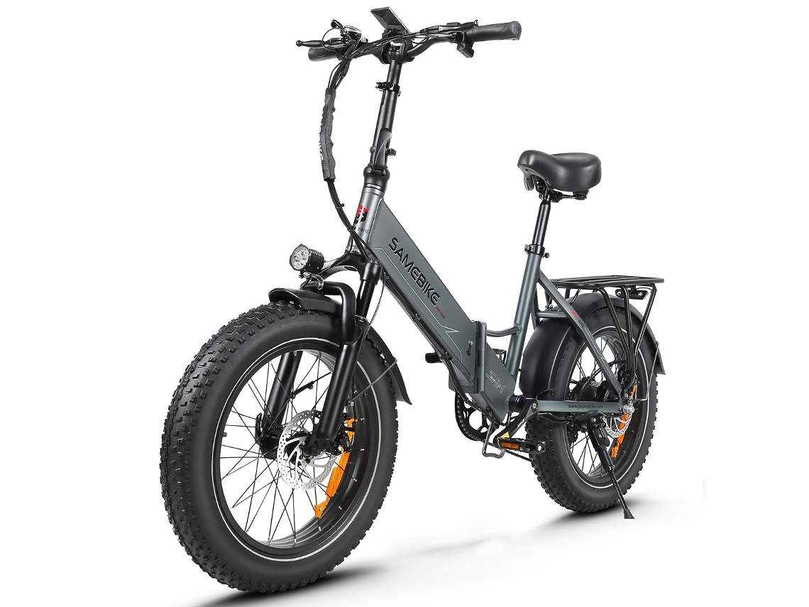 Bicicleta eléctrica plegable Samebike Lotdm200 II, 20 pulgadas, para adultos, motor de 750 W, batería de 48 V y 13 Ah