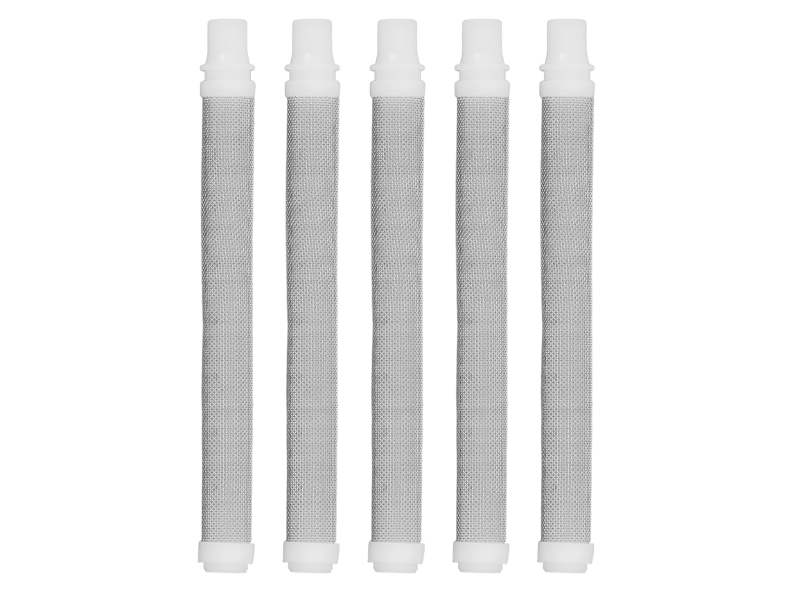 5 Filtros Universales De Malla 60 Para Pistolas De Pintura Sin Aire