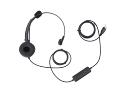 Fone De Ouvido Com Microfone Anti-ruído Usb Mono Para Computador Laptop Telefone Tablet Centro De Atendimento