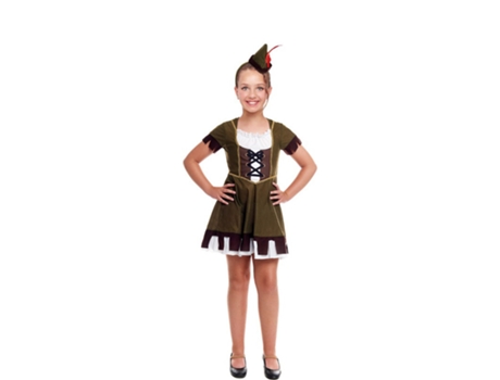 Disfraz de Niña PARTILANDIA arquero del bosque (Tam.: 3-4 anos)