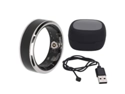 Anillo Inteligente De Salud (monitorización Del Sueño, Seguimiento Deportivo) Anillo Deportivo Y De Salud Multifuncional Impermeable Con Estuche De Carga Talla 9