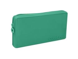 Estuche para lápices de silicona Colorline Flat Soft Touch, verde oscuro, Office Box